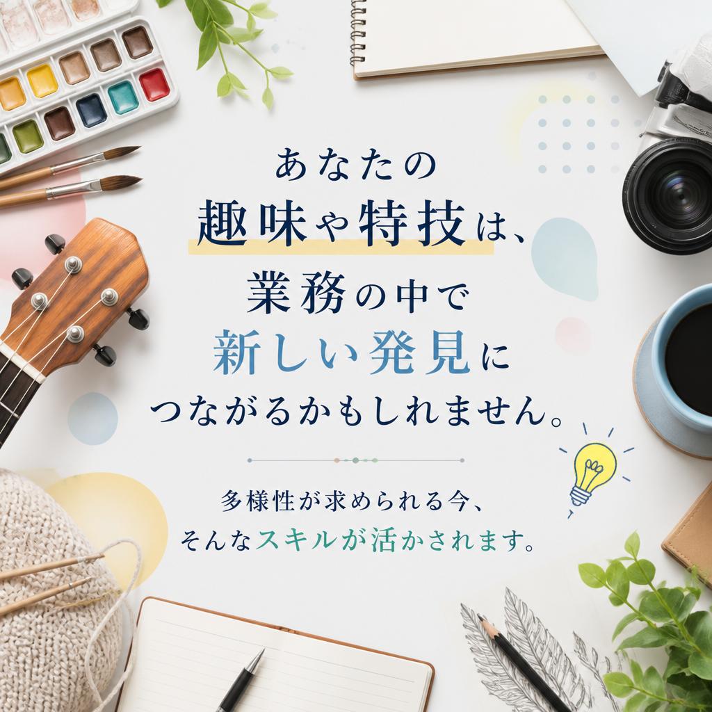 多趣味を活かすチャンス